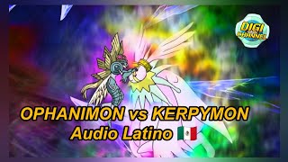 Ophanimon vs Kerpymon  Digimon Frontier audio latino [upl. by Nonnelg]