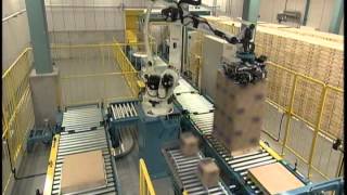 KOLİ PALETLEME PAKETLEME OTOMASYONU MAKİNESİ ROBOTU – TARA ROBOTİK OTOMASYON [upl. by Sondra]