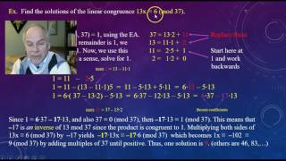 Sections 4445 Solving Congruences and Applications [upl. by Pell153]