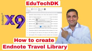 Endnote Tutorial  How to create Endnote Travelling Library in Word  EduTechDK [upl. by Albrecht]