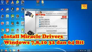 Cara install Miracle Driver Windows 7 8 10 32 dan 64 bit [upl. by Nylirek346]