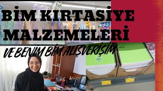 Bim Okul Kırtasiye Malzemeleri ve Benim alışverişim [upl. by Wasserman494]