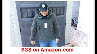 Tactical Fleece Jacket for only 38 on Amazon poormans TAD gear Ranger hoodie [upl. by Tallou]