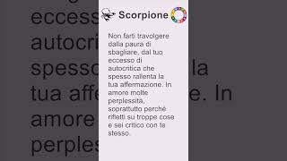 Scorpione oroscopo di mercoledì 6 novembre 2024 short [upl. by Darrin293]