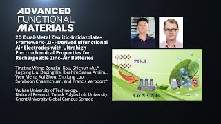 ZIFDerived Bifunctional Air Electrodes for Rechargeable Zinc–Air Batteries [upl. by Yrrep]