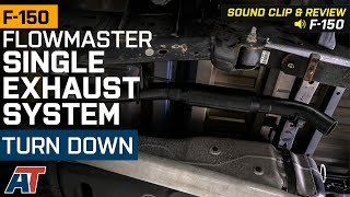 20152020 35L EcoBoost F150 Flowmaster Outlaw Extreme Single Exhaust System Review amp Sound Clip [upl. by Aksehcnarf378]