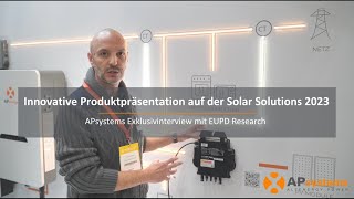 APsystems Produktpräsentation auf der Solar Solutions 2023 [upl. by Nirej611]