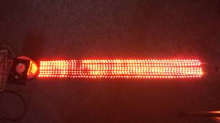 Flame Demo 60x8 WS2812B Addressable LEDS [upl. by Ttergram]