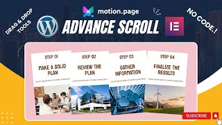 GSAP Scroll Animations in WordPress with Elementor  Motion Page  No Coding [upl. by Ferren45]