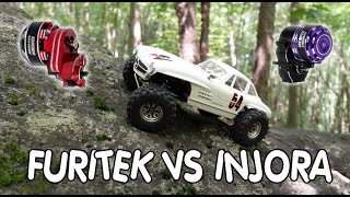 INJORA vs FURITEK Brushless kits for SCX24 [upl. by Antonin]