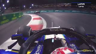 Nicholas Latifi crash in Abu Dhabi [upl. by Maurice117]