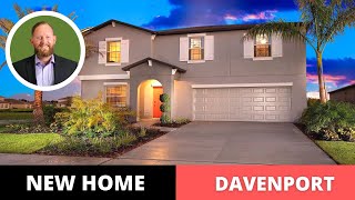 New Homes in Davenport FL  Moving to Orlando in 2021  Providence Model  4 Bedrooms 2 car garage [upl. by Aiz679]