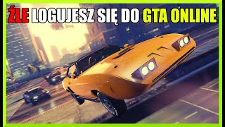 PORADNIK  JAK SIĘ SZYBKO ZALOGOWAĆ DO  GTA 5 ONLINE  GTA V [upl. by Anaidiriv373]