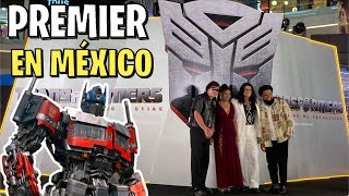 TRANSFORMERS EL DESPERTAR DE LAS BESTIAS 🦍 Premier y Alfombra Roja en México 🇲🇽 [upl. by Etakyram]