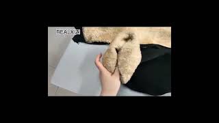 Winter Lambswool Coats Thicken Warm Jackets Long Sleeve Zipper for women [upl. by Inilam]