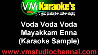 Voda Voda Voda Karaoke Tamil [upl. by Yukio674]