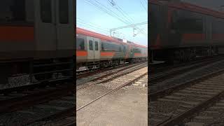 Frist Vande Bharat metro Ahmedabad to Bhujindian railway railtrainenginepoweremployees viral [upl. by Oriane]