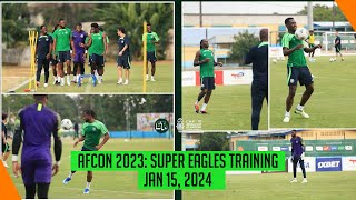 Osimhen amp Yusuf train separately Recovery Session amp more  AFCON 2023  SUPER EAGLES TRAINING [upl. by Enylrac]