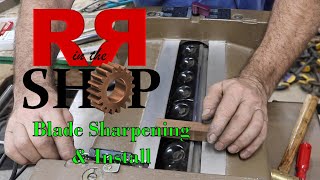 Planer Blade  Knives Sharpening amp Installation  Makita 2040 Wood Planer [upl. by Gingras]