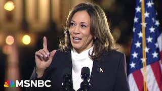 Kamala Harris delivers ‘closing argument’ at Ellipse in Washington DC  Full Speech  MSNBC [upl. by Elocan]