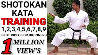 SHOTOKAN KATA 123456789 SHOTOKAN KATA VIDEO  SHOTOKAN KATA TRAINIING shotokankata karate [upl. by Acire]