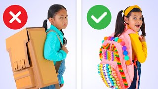 Ellie amp Andrea Matching Backpacks for Best Friends [upl. by Rossi]