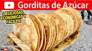 GORDITAS DE AZUCAR  VickyRecetaFacil [upl. by Nrek]