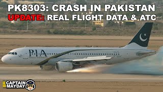 Plane Crash Pakistan  Potential reasons for the crash of PIA Flight PK8303 real data amp ATC [upl. by Nyram]