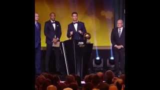 Cristiano Ronaldo Wins Ballon dOr 2014  Reaction [upl. by Hound176]