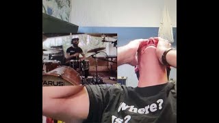 Jazz Drummer Reacts El Estepario Sibirianos Cover of Battery [upl. by Naujak]