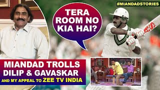 Tera Room No Kya Hai  Miandad vs Dilip amp Gavaskar  Miandad Stories Episode 2 [upl. by Zebe]