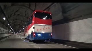 バス １０台 高速道路 （東北道 磐越道 常磐道）20136 [upl. by Kane]