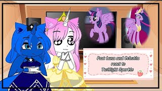 Past Celestia and Luna react to Twilight  Part 1  PumpyCat [upl. by Nanah]