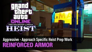 GTA Online The Diamond Casino Heist  Reinforced Armor Aggressive  Solo [upl. by Cochard]