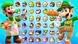 All Luigi Characters in Mario Kart [upl. by Teddy]