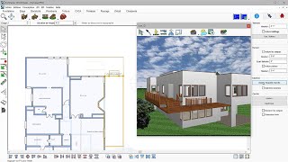 Comment dessiner une terrasse avec Architecte 3D©  Tutoriel [upl. by Nolyaj964]