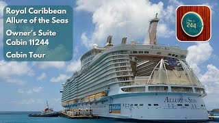 1 Bedroom Spacious AquaTheater Suite  Allure of the Seas  Royal Caribbean [upl. by Yakcm]