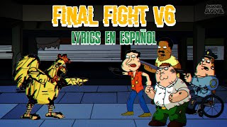 Final Fight V6  Vs Ernie GlitchFNF Darkness Takeover Lyrics en Español [upl. by Horbal412]