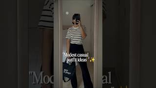 Modest casual outfit ideas 💗 bts kpop fypシ゚viral fyp shorts aesthetic [upl. by Gardner]