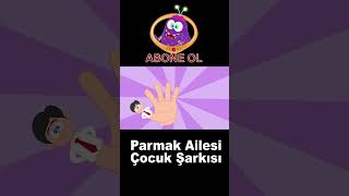 Parmak Ailesi Çocuk Şarkısı shorts parmakailesi fingerfamilyrhymes çocukşarkıları [upl. by Htabazile]