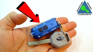 360 Lumen Keychain Flashlight  Nitecore TIP [upl. by Guenzi739]