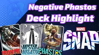 Negative Phastos is double the buffs amp double the fun  Marvel SNAP Deck Highlight amp Gameplay [upl. by Mcgraw]