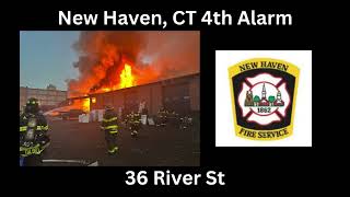 New Haven CT 4th Alarm Fireground Audio 103024 [upl. by Reyem875]