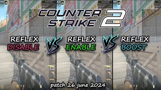 CS2 NVIDIA REFLEX DISABLE vs ENABLE vs BOOST With Nvidia Latency Analyzer  Patch 26 June 2024 [upl. by Naejarual]