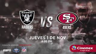 Estadio Cinemex Raiders vs 49ers [upl. by Wickham]