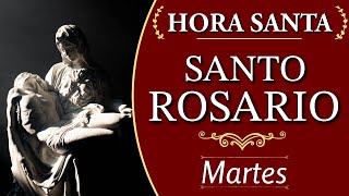 HORA SANTA rezando el SANTO ROSARIO❤️  MARTES  MISTERIOS DOLOROSOS [upl. by Rennug646]