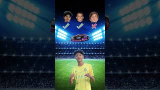 Ronaldo Thiago Messi Ronaldo Jr vs 😬 football france [upl. by Atelra]