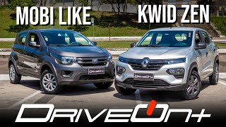 Fiat Mobi ou Renault Kwid Qual a melhor opção  Comparamos os carros mais baratos do Brasil [upl. by Jarrod]