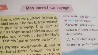 Mon carnet de voyage 5AP قراءة [upl. by Ainnet]