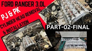 Ford ranger Cylinder head Replacement step by step easy guide [upl. by Fayina]